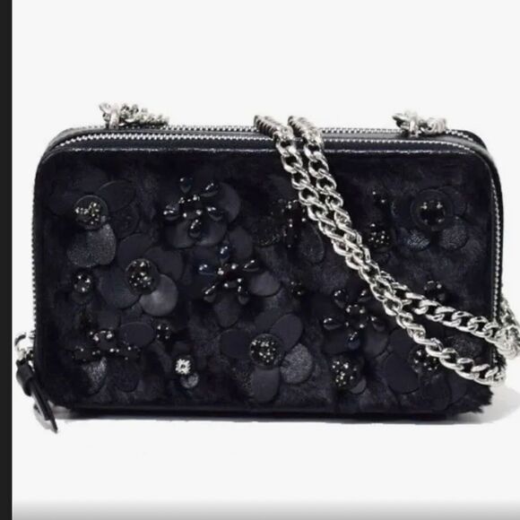 Kate spade shearling crossbody bag - Picture 1 of 10